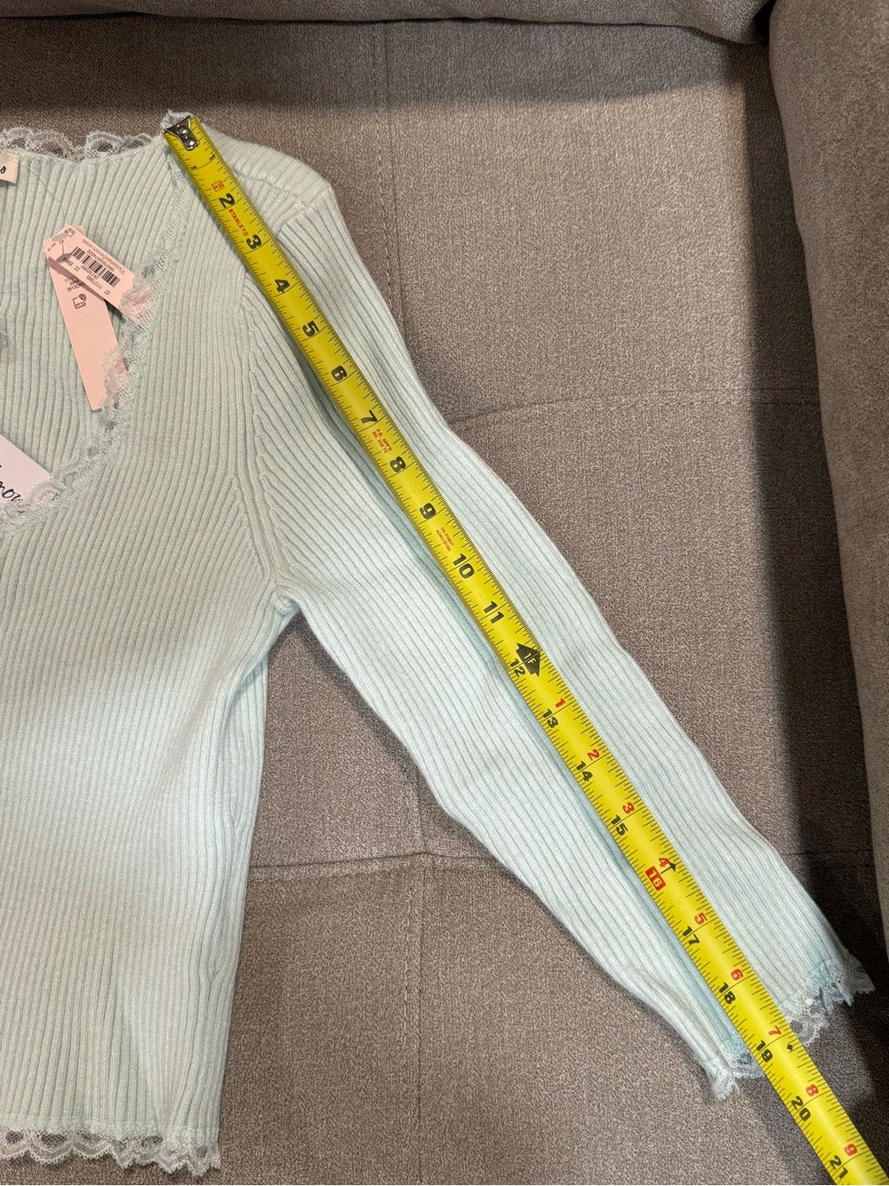 For Love & Lemons Jolie Green Cardigan - Picture 8 of 10